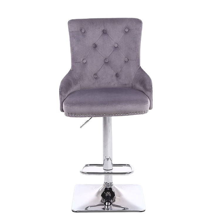 Высококачественный современный бархатный стул