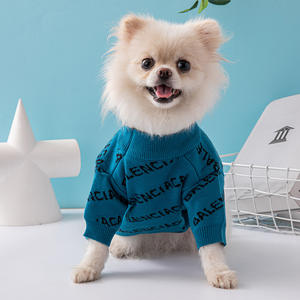 Pakaian Anjing Ramah Lingkungan Mewah Sederhana Musim Semi Musim Panas Musim Gugur OEM dan ODM, Sweater Hewan Peliharaan Hangat, Mantel Poliester Klasik - Product Image 3