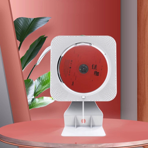 Lecteur CD portable intelligent multi-formats avec double haut-parleur pour la maison et la voiture, prise en charge USB FM, écran LCD, matériau ABS, design rétro - Product Image 3