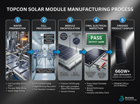 Module solaire professionnel de 660 W offrant des solutions fiables pour les marchés énergétiques mondiaux