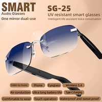 Gafas Inteligentes con Traducción IA, Traductor de Idiomas en Tiempo Real, Asistente de Voz para Llamadas, Gafas de Sol Inteligentes Resistentes al Agua IPX6