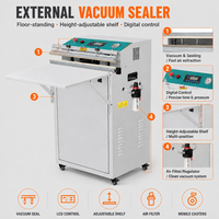 Scelleuse sous vide à grande pompe XICANG XC-800, barre de scellage de 810 mm, 2 kW, scellage en une seule passe pour sacs extra larges, aliments et boissons