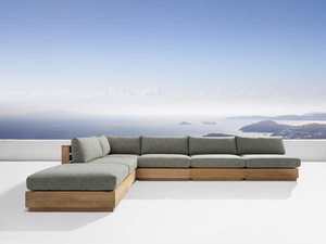 Muebles de madera de teca Juego de sofá de jardín de patio de lujo Juego de sofá de jardín de patio moderno Fabricante de muebles de sofá de exterior de teca - Product Image 3