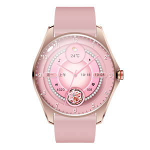 2025 Thời Trang V36 Thông Minh Đồng Hồ Siêu Mỏng Màn Hình Tròn Bt Cuộc Gọi Theo Dõi Sức Khỏe Nhịp Tim Huyết Áp Phụ Nữ Không Thấm Nước Đồng Hồ - Product Image 4