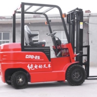 Consegna Rapida Carrello Elevatore Elettrico Portatile Nuovo da 2 Ton 2,5 Ton 3 Ton con Altezza di Sollevamento 4 Metri 5 Metri 6 Metri