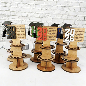 Decorazioni per la <span class=keywords><strong>Laurea</strong></span> 2026, Nuovo Regalo di <span class=keywords><strong>Laurea</strong></span>, Porta Soldi in Legno a 2 Livelli, Decorazione per Festa di <span class=keywords><strong>Laurea</strong></span>, Nuovo Prodotto per Arredamento Casa - Product Image 2