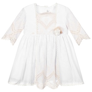 Proveedor <span class=keywords><strong>de</strong></span> <span class=keywords><strong>Ropa</strong></span> Infantil OEM, Vestidos <span class=keywords><strong>de</strong></span> Encaje Bordados Españoles <span class=keywords><strong>de</strong></span> Alta Gama <span class=keywords><strong>para</strong></span> Niñas <span class=keywords><strong>de</strong></span> 2 a 12 Años - Product Image 2