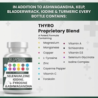 Capsules de Sélénium et Zinc Tout-en-un OEM/ODM pour le Soutien Thyroïdien avec L-Tyrosine