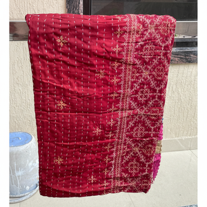 Wholesale Vintage Kantha <b>Quilts</b> | Handmade Reversible Cotton Throws & Blankets | Boho <b>Bedding</b> Collection indian handmade - Product Image 1