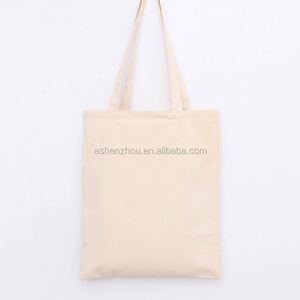 Grand sac fourre-tout en toile promotionnel de Chine avec couleur personnalisée, sac fourre-tout en toile blanche OEM - Product Image 3