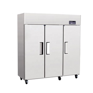 Hôtel commercial industrie bière vitrine dispiay boissons réfrigérateur vertical réfrigérateur <span class=keywords><strong>3</strong></span> portes refroidisseur congélateur - Product Image 1
