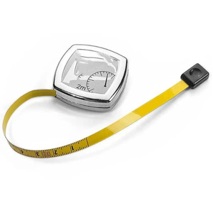 Bán buôn tùy chỉnh 1m <span class=keywords><strong>Mini</strong></span> Keychain băng các biện pháp di động ngang vuông Electroplated món quà Hệ thống đo lường số liệu - Product Image 4