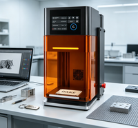 Machine de marquage laser compacte à double source, multifonctionnelle, combinant laser fibre et UV, pour le traitement de pièces mixtes