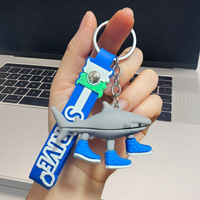 Porte-clés Figurine Shan Hai Jing au Design Anime Cartoon Original, Impression Numérique 3D en Plastique, Emballage Individuel