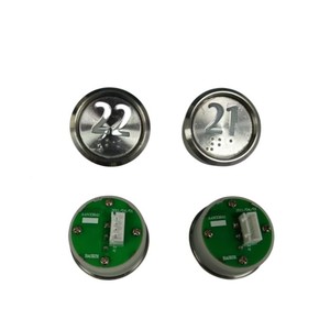 <span class=keywords><strong>Bouton</strong></span> d'appel d'<span class=keywords><strong>ascenseur</strong></span> <span class=keywords><strong>Otis</strong></span> de haute qualité avec éclairage blanc et braille, modèle A4N33841 - Product Image 1