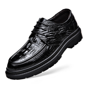 Chaussures en cuir décontractées pour hommes, mocassins noirs à semelle souple, chaussures de conduite tendance, pour jeunes de 18 à 40 ans - Product Image 5