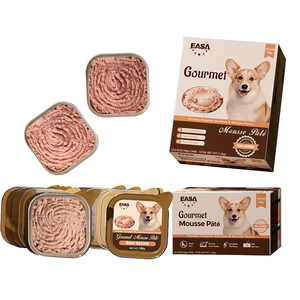 Mousse Gourmet Premium pour Chiens en Gros à Bas Prix OEM/ODM, Aliment Humide 100g*12 Poulet Bœuf Thon, Nourriture Complète et Équilibrée pour Chiens - Product Image 1