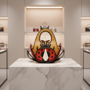 Borsa di Lusso a Forma di Coccinella, Design Creativo 3D, Borsetta da Donna con Manico Superiore e Tracolla - Product Image 2