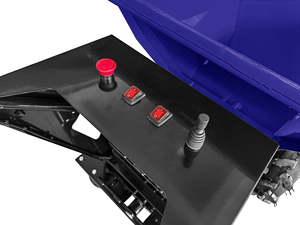 <span class=keywords><strong>Mini</strong></span>-<span class=keywords><strong>dumper</strong></span> autoporté professionnel de jardin en acier robuste, <span class=keywords><strong>moteur</strong></span> électrique 300 kg, batterie 48 V, basculement automatique - Product Image 3