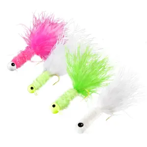 Jig Head Hooks Ice Fishing Jig Hook Crappie/Marabou Bass Jigs