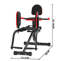 YUNPAO 2025 Appareil d'abduction des hanches en acier inoxydable, portable et réglable, pour usage domestique, pour l'exercice des adducteurs, des abducteurs et des fessiers