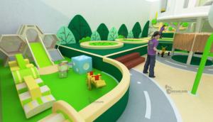 Parc d'aventure modulaire commercial intérieur pour tout-petits, équipement souple pour bébés - Product Image 3