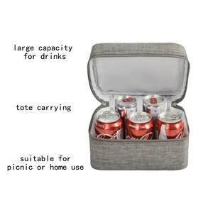 Borsa da viaggio Portatile di Latte Materno della Birra Dispositivo di Raffreddamento Sacchetto di Tote Isolati Da Pesca Pranzo Al Sacco Tote Bag - Product Image 3