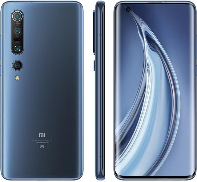Unlock 5G LTE Smartphone Mi 10 Pro 256GB Storage 108MP Camera AMOLED 90Hz Fluid Screen 4500mAh Battery English/French/Spanish