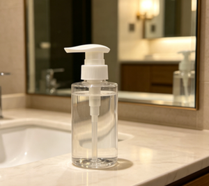 Venta al por mayor de fábrica: Bomba dispensadora de loción 33/410 de 4 cc con tapa acanalada blanca para botella de líquido de limpieza diaria, color personalizado disponible - Product Image 4