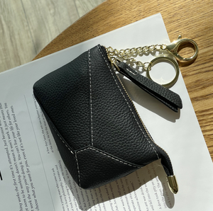 Portefeuilles de luxe en cuir véritable pour femme, porte-monnaie et porte-clés minimalistes, nouvelle collection en gros - Product Image 5