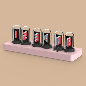 Mini Marvel Ống IPS Màn hình màu nixie ống đồng hồ kỹ thuật số Đồng hồ báo thức <span class=keywords><strong>LED</strong></span> chơi game bầu không khí trang trí - Product Image 3