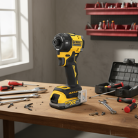 Atornillador de Impacto DeWalt 18V sin Escobillas XR con Batería de Iones de Litio
