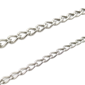 Chaîne de suspension robuste en acier inoxydable, courte, torsadée, à maillons soudés pour chien, à haute capacité de charge, pour levage et suspension - Product Image 1