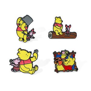 Win-ni für Pooh Tigger Metall abzeichen Kreatives animiertes Design Tägliche Legierung brosche Geschnitzte Gravur technik Niedliches Metall Metall - Product Image 5