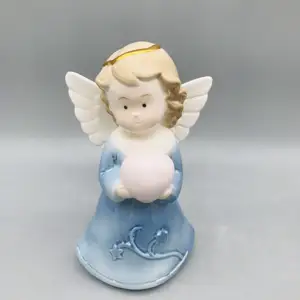 Di Nuovo Modo di Festival Della Decorazione Della Porcellana Angeli Bambole con Le Ali