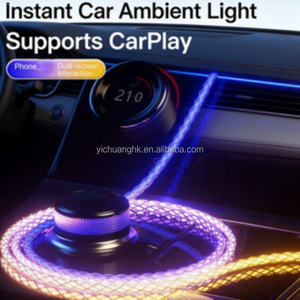 Cable USB Tipo-C de Carga Rápida de 66W con Diseño RGB Luminoso, Núcleo de Cobre Puro, Compatible con Múltiples Dispositivos - Product Image 3