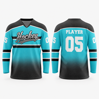 Maillot de hockey sur glace personnalisé par sublimation pour les équipes de club adultes et jeunes, entraînement, compétition et matchs, commandes en gros pour équipes et commandes en vrac