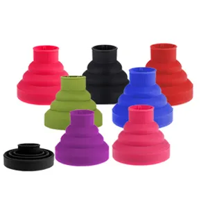 Campana de soplado telescópica plegable, campana de secado grande, difusor de silicona esponjoso para Estilismo de raíces de pelo, secador de pelo - Product Image 1