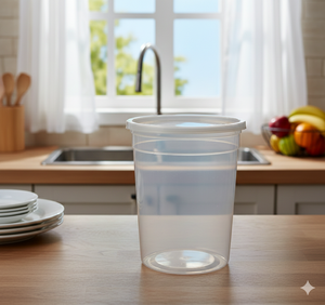 Premium <b>Clear</b> PP Disposable Food <b>Containers</b> with Secure Lids Leakproof Deli Cups for Takeout, Catering, and <b>Storage</b> - Product Image 2