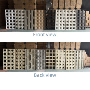 Pannello Decorativo in PU Effetto Pietra 3D, Lastra a Griglia Cava per Decorazione d'Interni - Product Image 4