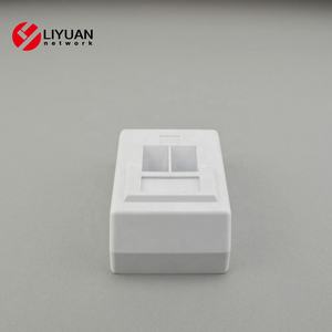 LIYUAN modelo tipo alemán UTP Cat6/Cat5e placa frontal con 2 puertos piezas de Telecomunicaciones - Product Image 4