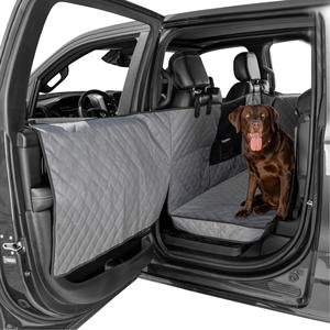 Cubierta de asiento trasero, hamaca de tamaño completo para asiento de camión con función plegable, Material Oxford sólido para gatos y perros - Product Image 1