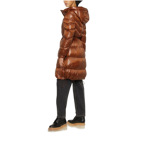 Veste d'hiver matelassée en duvet pour femmes, coupe décontractée, imperméable, col montant, doublure en nylon, logo personnalisé, manteau