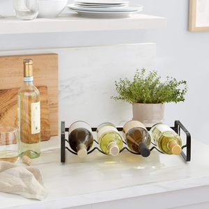 Estante para Vinos de Aleación de Aluminio, Organizador Vertical, para Cocina, Comedor y Bar, Independiente - Product Image 1