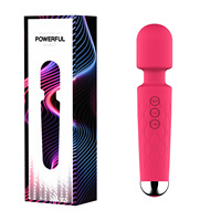 Masseur AV en silicone avec fonction de chauffage et électrostimulation, 20 modes, 8 vitesses, vibrateur, jouets sexuels pour femmes