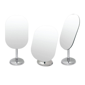 Contemporary <b>Standing</b> <b>Table</b> <b>Mirror</b> <b>With</b> Simple Round Design For Makeup Application And Home Decor - Product Image 5