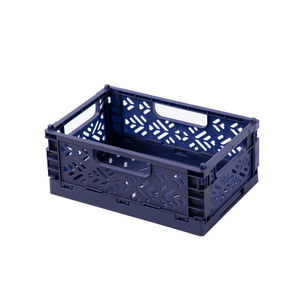 High quality mesh plastic folding crates stackable