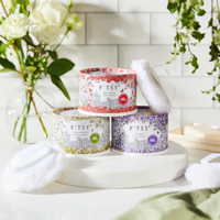 OEM ODM Poudre de Bain Parfumée au Muguet pour Femme avec Houppette Poudre Corporelle Parfumée