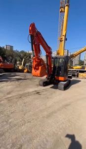Mini-excavatrice sur chenilles Hitachi ZX55 d'occasion du Japon, 5 tonnes, avec lame de bulldozer, Hitachi 55 d'occasion - Product Image 4