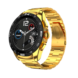 Reloj Inteligente Deportivo H6 Max de Alta <span class=keywords><strong>Calidad</strong></span>, con Pantalla Circular Dorada, Android, de Acero Inoxidable, para Hombre, a Bajo <span class=keywords><strong>Precio</strong></span> - Product Image 1